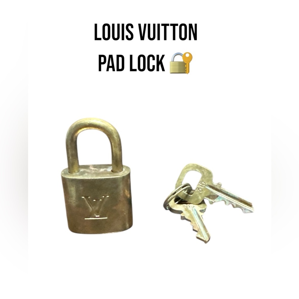 🔐 Louis Vuitton authentic vintage pad lock #315